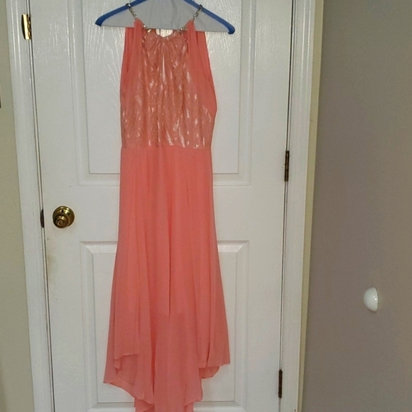 Evening dress; Color: Peach - Picture 2 of 5